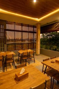 Restaurace v ubytování Lumbung River Ubud Villas