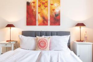 Postel nebo postele na pokoji v ubytování Ferienwohnung Soleil