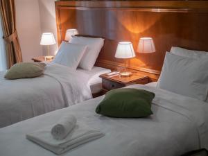 Postel nebo postele na pokoji v ubytování Hotel Perun