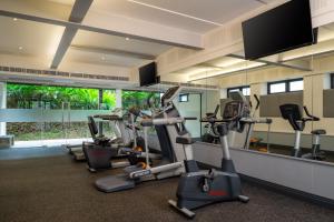 Fitness centrum a/nebo fitness zařízení v ubytování Tana Spring Resort Mae Chan