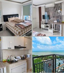 Η κουζίνα ή μικρή κουζίνα στο Apartment pentapolis studio