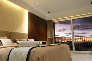 Letto o letti in una camera di The Clouds End