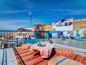 Μπαλκόνι ή βεράντα στο Appartement centre de Taghazout - WiFi 200Mbps