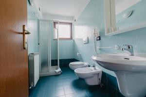 Koupelna v ubytování Hotel Spera