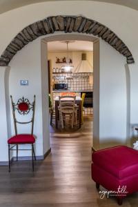 Nhà bếp/bếp nhỏ tại La Terrazza di Tranci