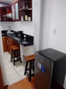 Kuchyň nebo kuchyňský kout v ubytování Bee house - Abeja viajera suite
