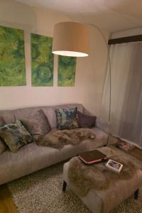 Area soggiorno di Apartment Cabane 8 by Interhome
