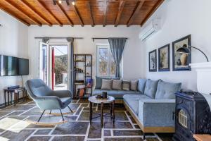 Χώρος καθιστικού στο Anemi Villa Skopelos