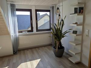 Koupelna v ubytování Ferienwohnung Stollburgblick