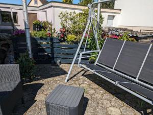 Zahrada ubytování Ferienwohnung Stollburgblick