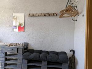 Posezení v ubytování Ferienwohnung Stollburgblick