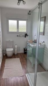 Et badeværelse på Maison Lumière