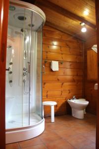 Phòng tắm tại Casa Rural O Carreiro