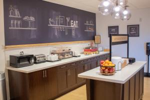 Hampton Inn & Suites Big Rapids, Mi的厨房或小厨房