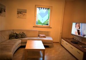 TV a/nebo společenská místnost v ubytování Monteurszimmer Renix