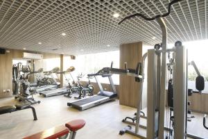 Fitness centrum a/nebo fitness zařízení v ubytování Bliss