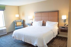 Hampton Inn & Suites Big Rapids, Mi客房内的一张或多张床位