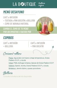 Nápoje v ubytovaní Hostal Costa Coruña