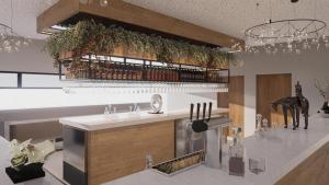 Kuchyň nebo kuchyňský kout v ubytování Hotel Best Oasis Tropical