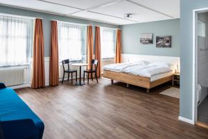 Postel nebo postele na pokoji v ubytování Landgasthof Adler