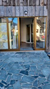 a building with a clock on the front of it at Apartement with selfcatering in Buchs