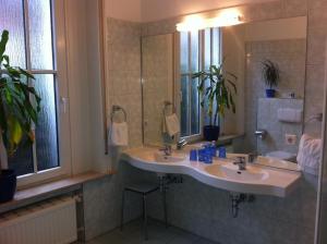Koupelna v ubytování Gästehaus Villa Wolff