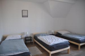 En eller flere senge i et værelse på Villa Amarotico byt 3 Plesná