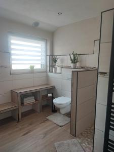Koupelna v ubytování Ferienhaus Schöne Aussicht + 8 fotografií