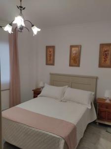 Postel nebo postele na pokoji v ubytování Apartamento Plaiya De La Red