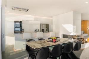 Kuchyň nebo kuchyňský kout v ubytování Fotini Designers Residence