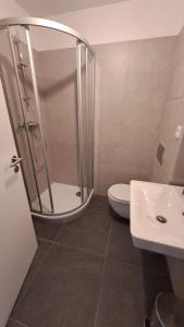 Kúpeľňa v ubytovaní Apartmán u letiště