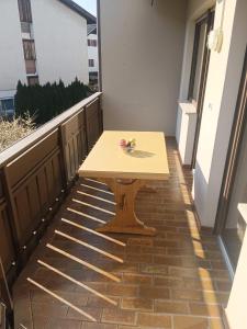 Balkón nebo terasa v ubytování Plose Appartements