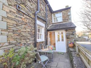 El edificio en el que está la casa vacacional