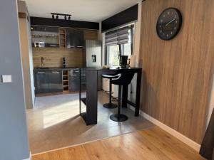 Kuchyň nebo kuchyňský kout v ubytování Apartment am Zentrum der Murg! + 7 fotografií