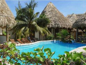 Bazén v ubytování Holbox by Xaloc nebo v jeho okolí