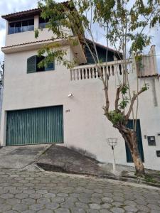 Bygningen som feriehuset ligger i