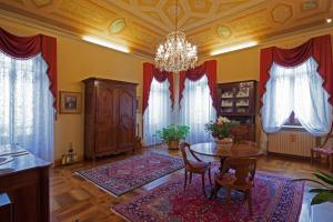 Knihovna v bed and breakfast