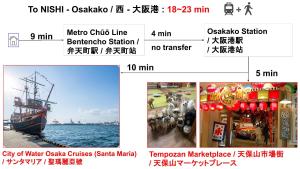 Galerija fotografija objekta EXPO 22 min,24 min to MINAMI-Namba-Dotonbori,Shinsaibashi,AMERICAMURA,Grand Kagetsu,26 min to MINAMI-Nippombashi-Kuromon Market,National Bunraku,13 min to NISHI-Osakako-KAIYUKAN,Santa Maria,LEGOLAND,Tempozan Ferris,Tempozan Marketplace,Park u gradu 'Osaka'