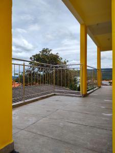 Balkón nebo terasa v ubytování Pousada Aliança