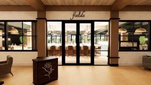 Et sittehjørne på Skaneateles Fields Resort & Spa, Curio Collection By Hilton