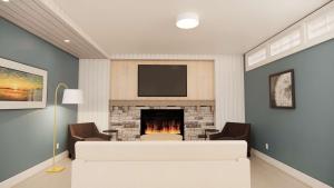 En TV eller et underholdningssystem på Skaneateles Fields Resort & Spa, Curio Collection By Hilton