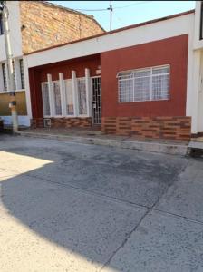 Bygningen som feriehuset ligger i