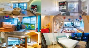 Svetainės erdvė apgyvendinimo įstaigoje 漫遊小旅泳池溫泉宅 Roaming Travel Hot Spring Homestay