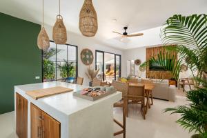 Χώρος καθιστικού στο Villa Vedra - Elegant 3-Bedroom Pool Villa