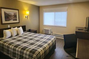 Postel nebo postele na pokoji v ubytování Rodeway Inn & Suites