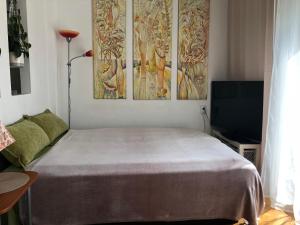 TV a/nebo společenská místnost v ubytování Penthouse Modena