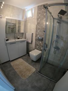Koupelna v ubytování pitanehouse