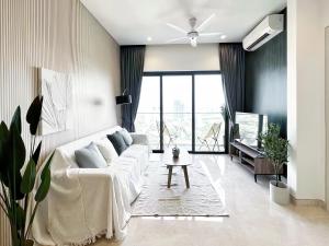 Katil atau katil-katil dalam bilik di Lucentia Residence Bukit Bintang