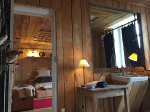 Postel nebo postele na pokoji v ubytování Comptoir d aubrac