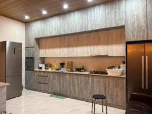 Kuchyň nebo kuchyňský kout v ubytování Cornicello guest haus